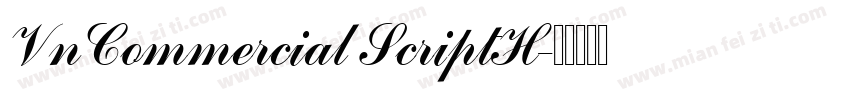 VnCommercial ScriptH字体转换